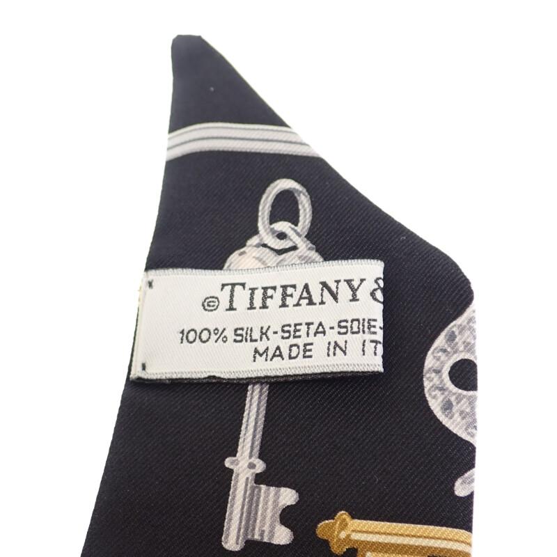TIFFANY&Co.  scarf black silk Women