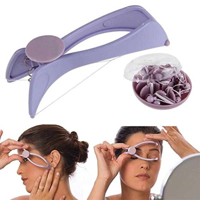 Protable Facial Hair Remover Spring Threading Face Arm Epilator Facial Massager Makeup Beauty Tool for Women and Girls
