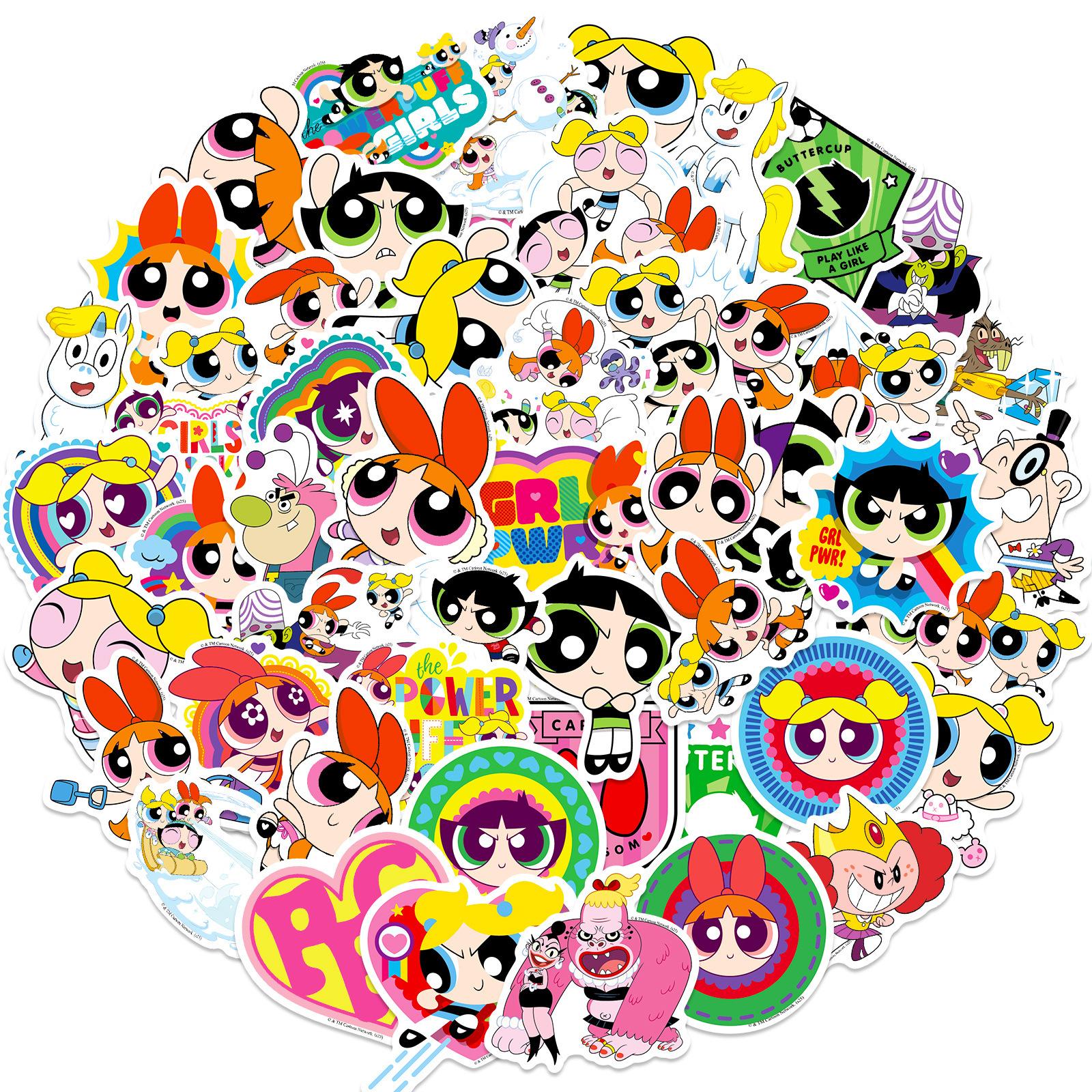 

Flying Girls 50 Anime Peripheral Stickers Personalized Decoration