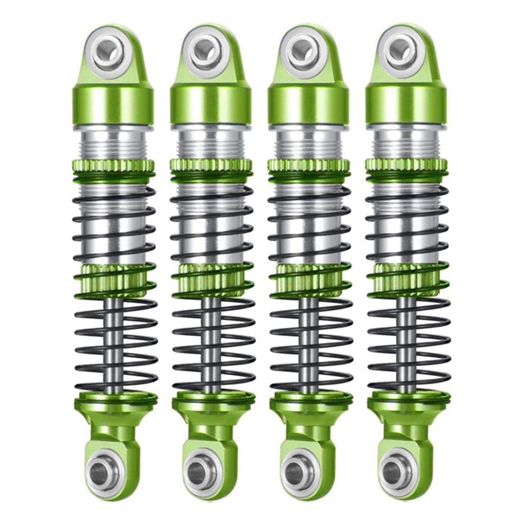 4pcs Oil Damper Upgrade Parts Metal RC Car Front Rear Damper Modification Accessories for 1/18 RC Car Crawler Racing Truck
