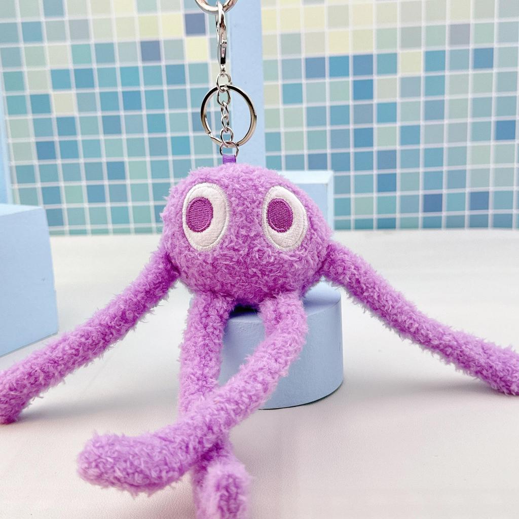 Portachiavi Peluche Bambola Mostro Occhi Grandi