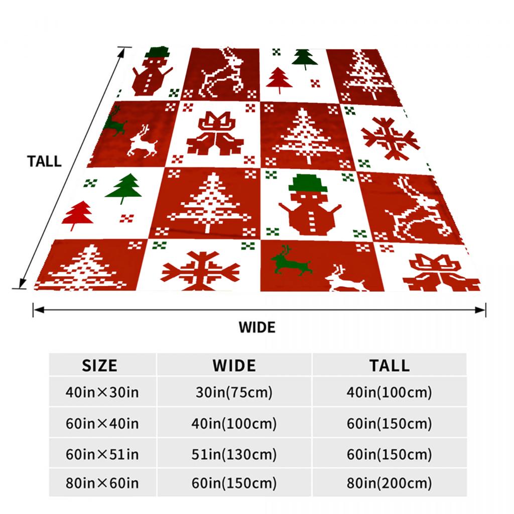 Christmas Flannel Blanket 3D Printed Blanket For Home Camping Nap Leisure Blankets Gifts For Girls Birthday Christmas Party