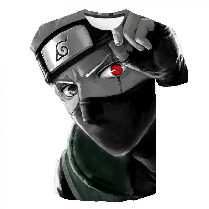 Naruto Cosplay Unisex 3D Geprint T-shirt, Kinder Straatkleding, Harajuku Stijl T-shirt Top, 2026 Cadeau Korte Mouw Shirt