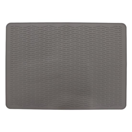 Yousheng Silicone Drain Pad Heat Resistant Hot Pots Pans Kitchen Drying Mat with Wide Raised Ridge Design Countertop Air Circulation Mat