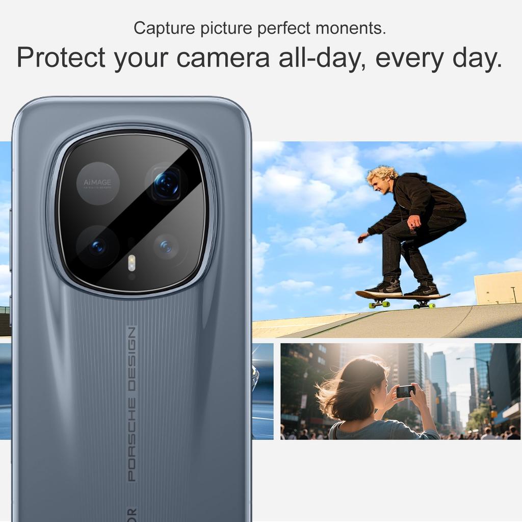 For Honor Magic 8 RSR Porsche Design Glass IMAK High Definition Glass Lens Film Self-positioning Version Black Version
