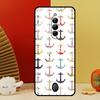 Stripes Anchor Boat Ship Case For Nubia Red Magic 10 9 8 Pro Plus 6 7 6S 7S Pro 5G 6R RedMagic 8S 9S Pro Plus Cover