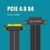GLOTRENDS 200mm PCIe 4.0 X4 Riser Cable - for M.2, WiFi, Firewire, USB, Sound Cards, and More