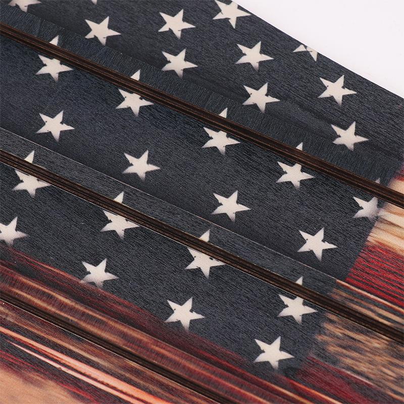 Wood America Us Flag Challenge Coin Display U.S. Military Coins Stand Holds Challenge Coin Display Wooden Army Collectible Coins