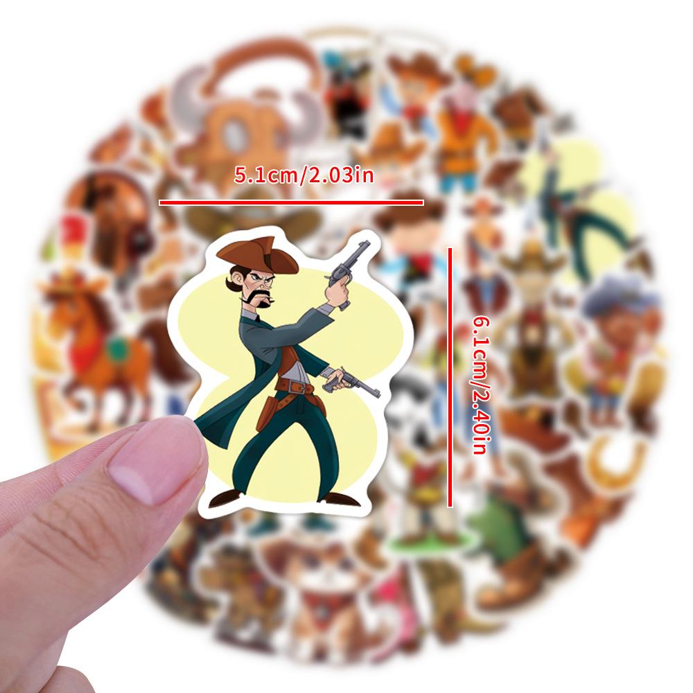 55 New Cowboy Denim Doodle Stickers Decorate Laptop Suitcase Mobile Phone DIY Stickers