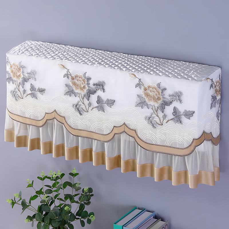 

Чехлы для кондиционеров Бытовая современная роскошь Все включено Универсальный цветочный плиссированный домашний декор Пылезащитный протектор для кондиционера 88-93cm