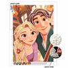 Disney Pearl Art Painting Rapunzel Flynn Rider Home Wall Decor Art Crafts Handmade DIY Adult/Beginner Gift Creative Home Decor Frameless Wall Art Kit