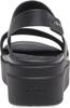 Crocs Brooklyn Row 24 Cm [CROCS] Sandals, Wedge, Women's, Black/Black,