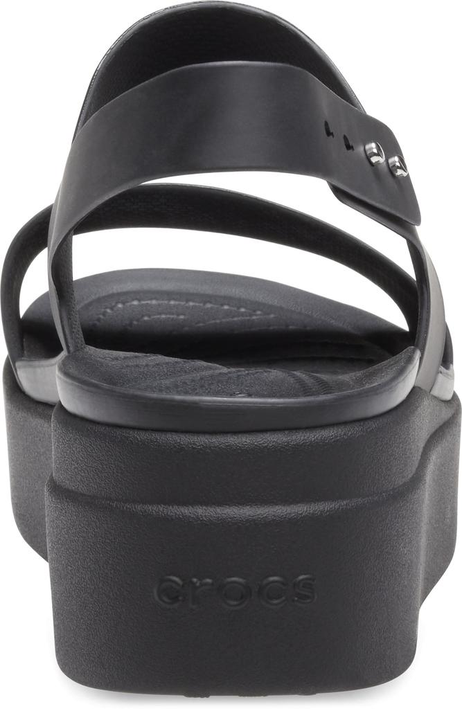 Crocs Brooklyn Row 24 Cm [CROCS] Sandals, Wedge, Women's, Black/Black,