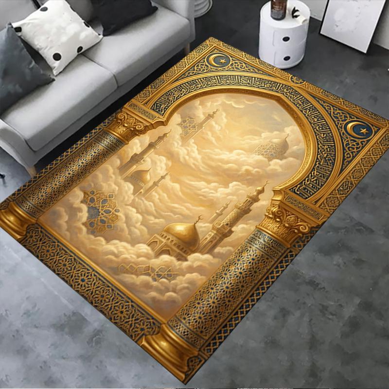 2025 New Muslim Carpet Rug for Living Room Bedroom Home Sofa Decoration,Kids play Non-slip Floor Mat128