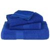 VidaXL Serviettes de douche 2 pcs bleu 70x140 cm 360 g/m² 100% coton, serviette, ensemble de serviettes de bain, serviette 136713