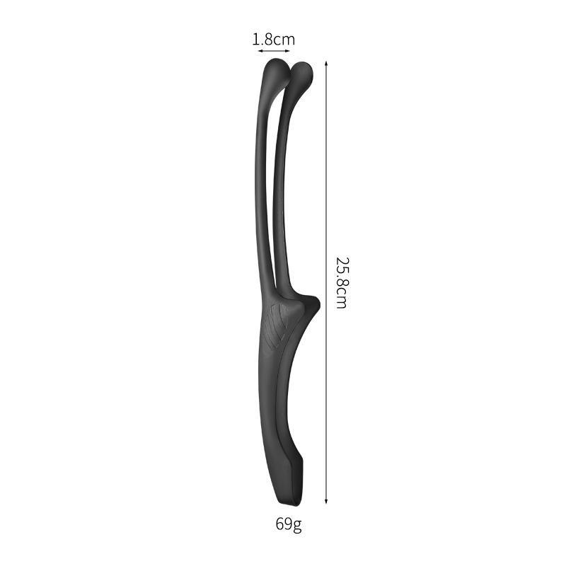 Silver Stainless Steel Bbq Tongs Non Slip Easy Clean Reusable Cooking Utensils For Serving Food Camping Bbq Buffet Oven Tools
