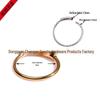Round Stainless Steel Fake Septum Nose Ring - European & American Style Body Jewelry