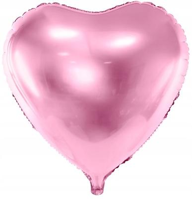 Heart Foil Balloon, 45cm, Light Pink, 1 Pc