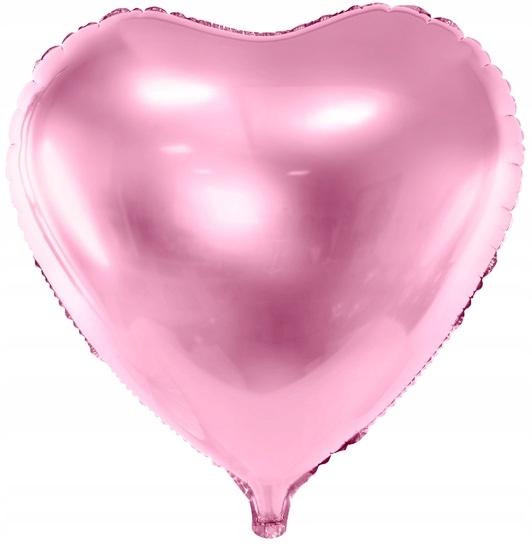 Heart Foil Balloon, 45cm, Light Pink, 1 Pc