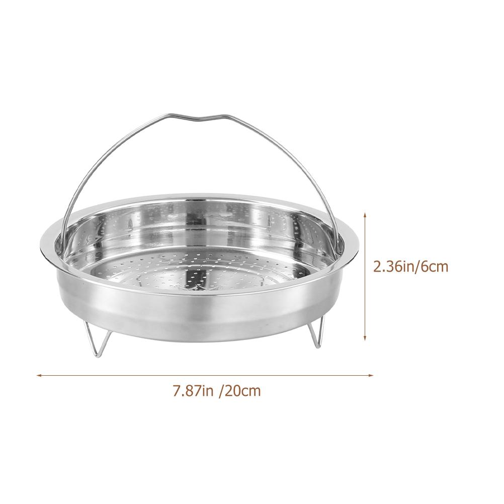 

Rice Cooker Steamer Basket Stainless Steel Steaming Rack for Kitchen Food Steamer Multi-Function Vegetables Seafood