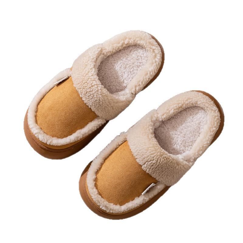Anti-slip Shoes - Retro Style, Thickly Padded, Thick-soled Slippers, Cotton Slippers