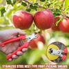 Gartenschere für Obstbäume Ergonomische Obstpflückschere Langlebige Gartenhandwerkzeuge Schere Schneider mit gebogenem Design