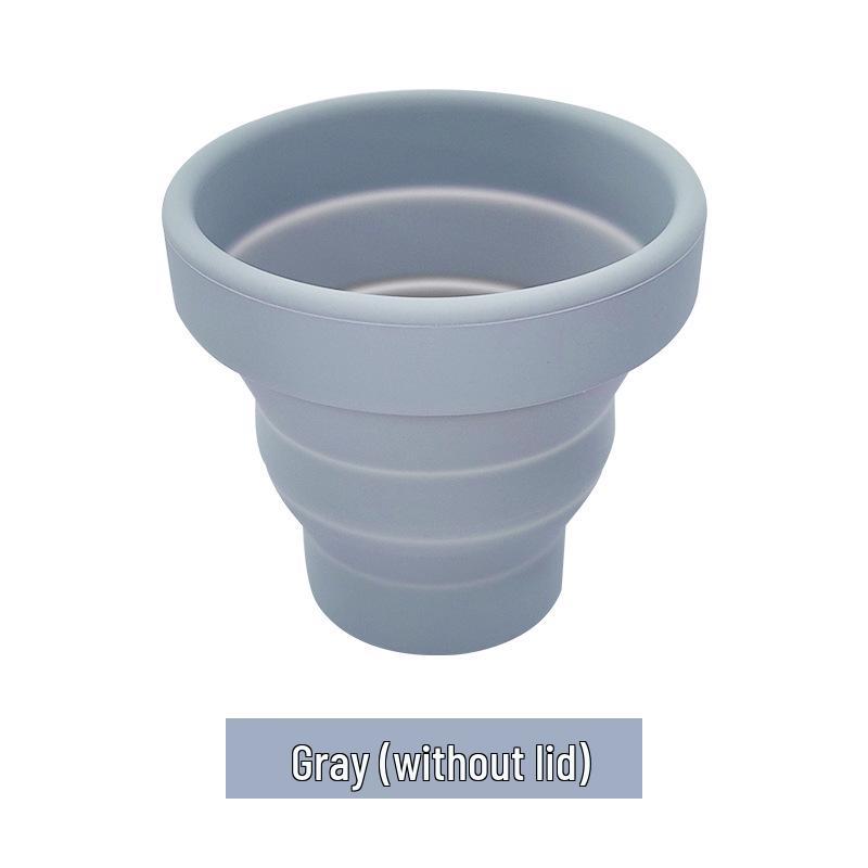 Silicone Foldable Travel Cup - Portable, Anti-Fall, Telescopic, Perfect for Outdoors & Holidays