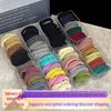 2024 High-Elastic Seamless Hair Ties for Women and Children – Luxurious Hair Accessories.