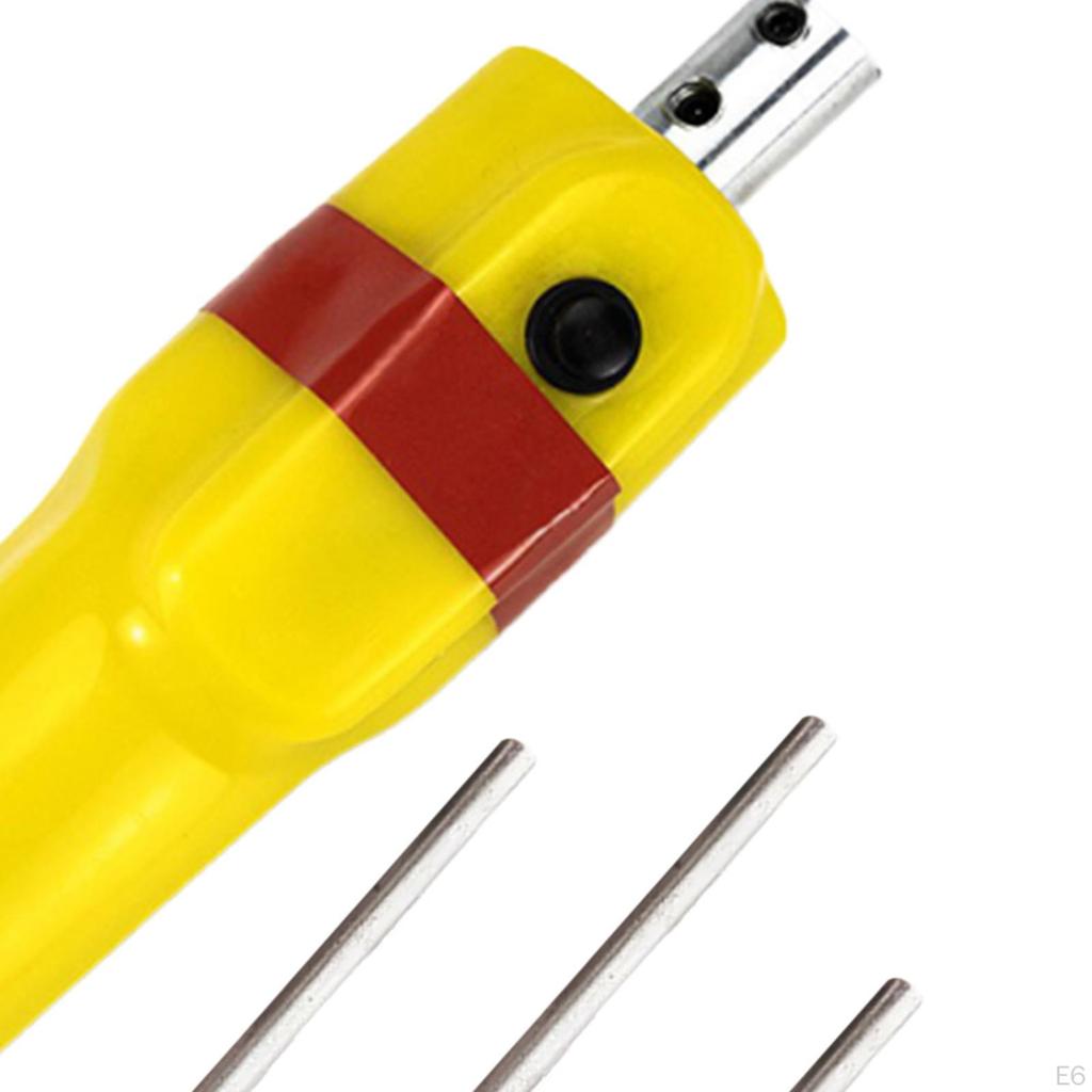 Elektrischer Billardqueue Automatisches Zubehör Reparaturwerkzeug , Gelber Polierer Tragbar