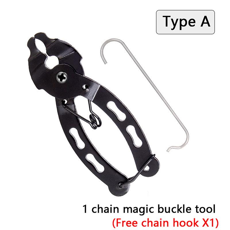 Cheie cu buton de eliberare rapidă pentru lanțul bicicletei, oțel, pentru instalare și demontare lanț de bicicletă, buton de eliberare rapidă, capăt cablu, clemă