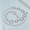 New Carved Geometric Retro Waist Chain for Women's Metallic Elegant Versatile Western Classic