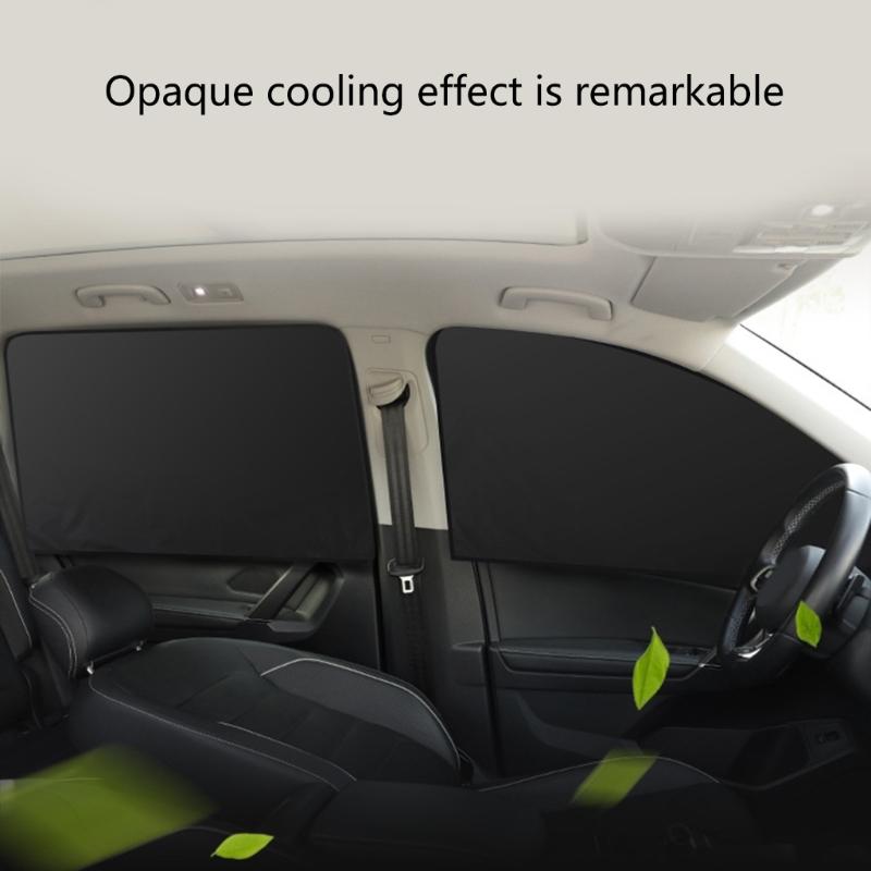 Sunshade Full Shading Fabric Magnetic Suction Opaque-Curtain Side Window Sun Visor Summer Protection for Car Accessories
