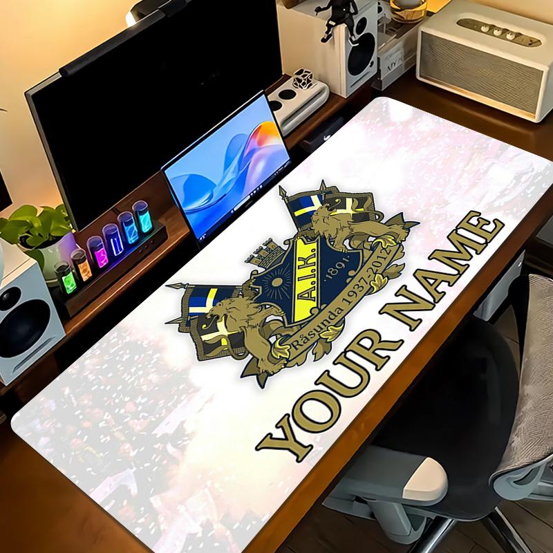 Custom Name AIK Mouse Pad Large Gaming Table Cushion Non-slip Laptop Tablet Big Mousepad XXL Mat Mini PC Playmat With Lock edge_XIA
