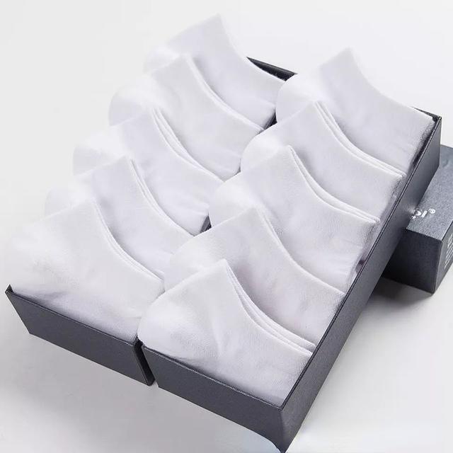 10pairs / Low Black And White Gray Men's Socks Men's Men's Socks Breathable Sports Socks Men's Short Socks Women's Socks EU37-44