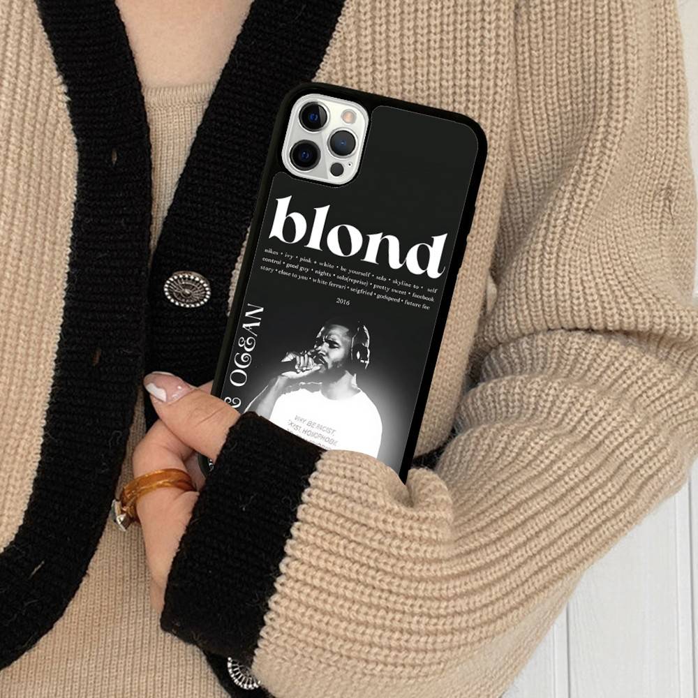 Frank Blonde Oceans Phone Case For Iphone 16 15 14 13 12 11 Pro Max Plus Shockproof TPU+PC Hard Case