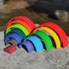 Wooden Rainbow Stacking Blocks For Toddlers With Diy Fun For Early Learning Development