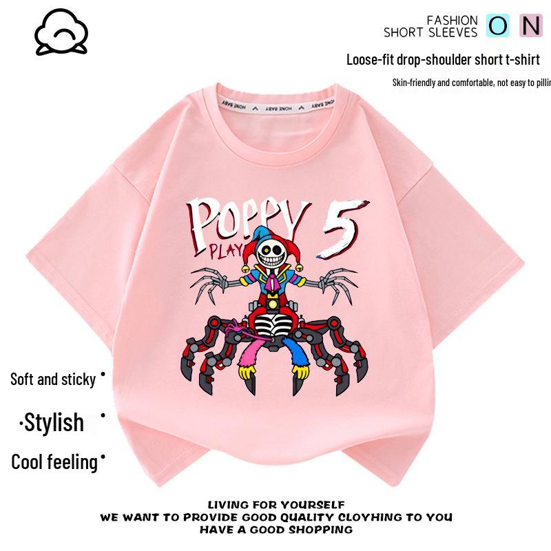 Poppy Playtime Prototyp Short Sleeve Children's Summer T-Shirt