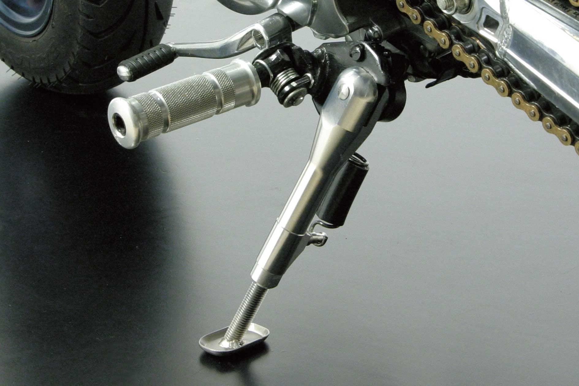 Special Parts Takegawa Adjustable Side Stand for Normal for (TAKEGAWA) Steps, 8-inch, Monkey/Gorilla 06-13-0108