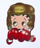 LAUGHER [Betty Boop] Boxer T-Shirt - White