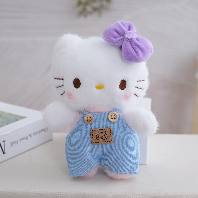 Hello Kitty Plush Keychain Toy With Pp Cotton Filling For Backpack Decor And Gift