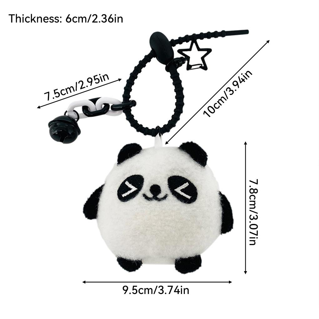 Keychain Holder Cartoon Animal Portable Car Motorcycle Keyring Pendant Ring Bag Decoration Key Chain Jewelry Children