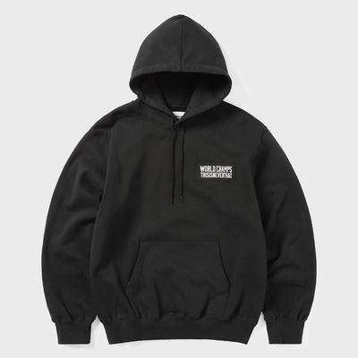 ThIs Is Never That Scrap Applique Hoodie Black