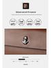 Herren Doppelreißverschluss Business Clutch: Handtasche mit großer Kapazität für Handy und mehreren Kartenfächern