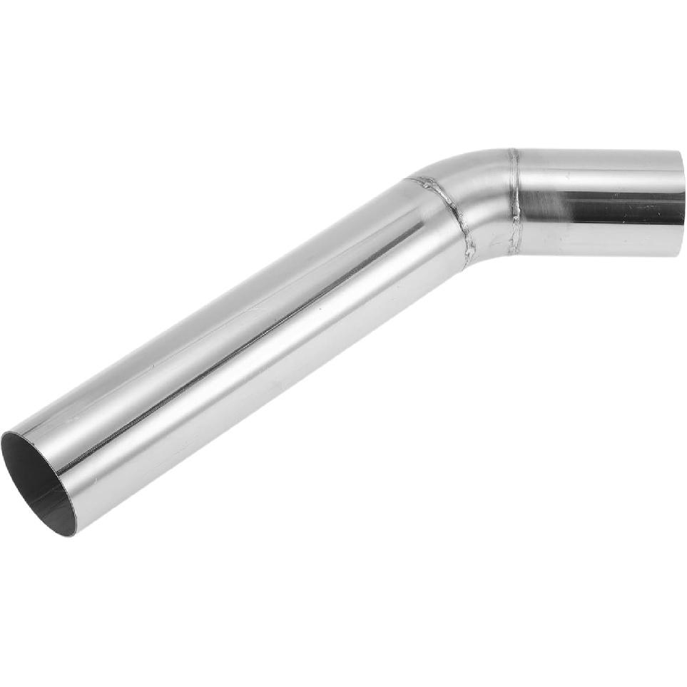 

2 OD 45 Degrees Mandrel Bend Elbow T304 Stainless Steel Exhaust Tube Pipe Piping Surface Polishing Silver Tone 2 OD