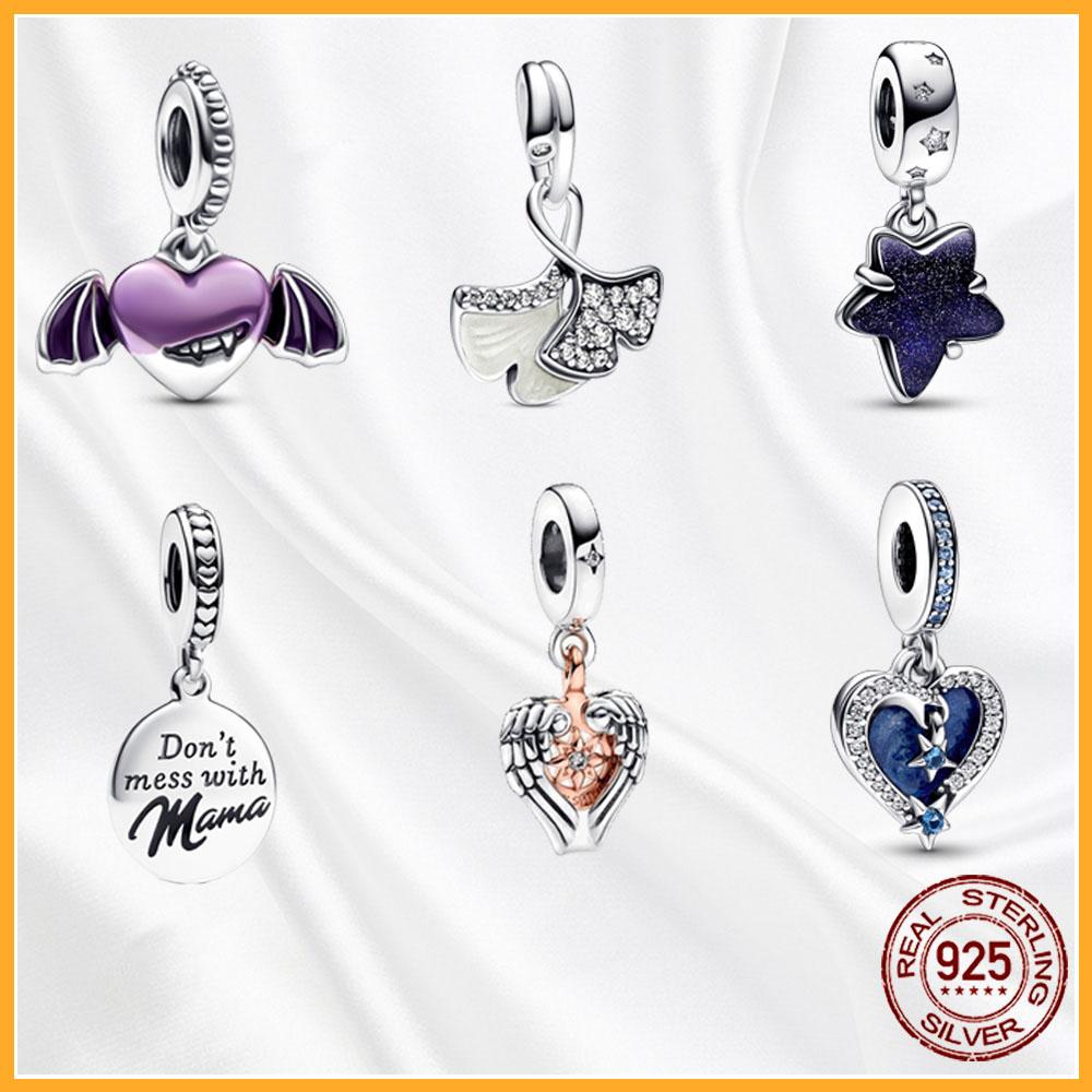 Authentic Copper Heart Art Charm Fit Original Bracelets Necklaces Beads Diy Jewelry Gifts Women