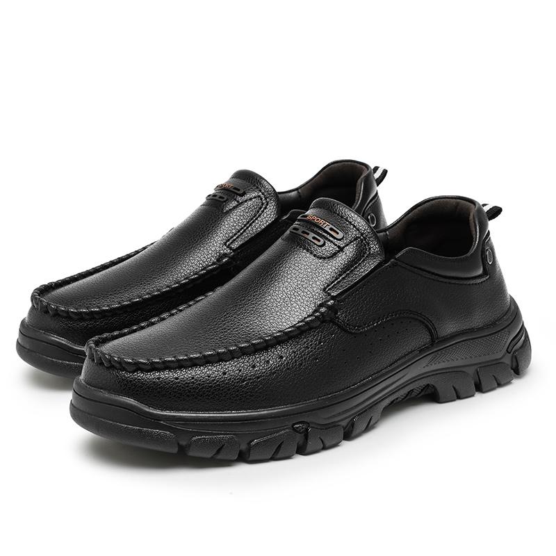 Fashion Genuine Leather Shoes For Man Leather Casual Shoes Fashion Business Oxford Shoes High Quality Designer Work Shoes