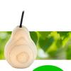 2pcs Handmade Artificial Pear Sculpture Cute Perfume Diffuser Wood Pear Statue  Desktop Decoration