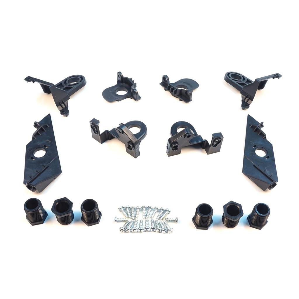BHL504+BHL505 Headlight Holder Mount Repair Bracket Tab Set Left Right Side for VW Passat 3C B7 362 365 2011-2014 3AA998225 3AA998226