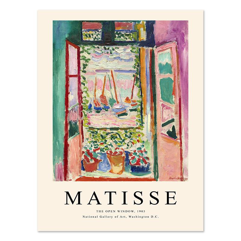 Van Gogh Matisse Picasso William Poster Drucke Raumdekoration Abstrakte Leinwandmalerei Blumenwandkunst für Wohnzimmer Wohnkultur