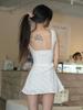2023 Slim American One-Shoulder Lace-Edge Ultra-Short Dress